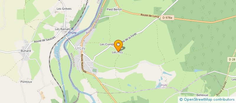 localisation de l'entreprise DISMAC  URCAY