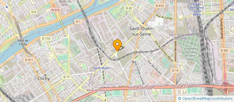 localisation de l'entreprise DISMAG à SAINT-OUEN-SUR-SEINE