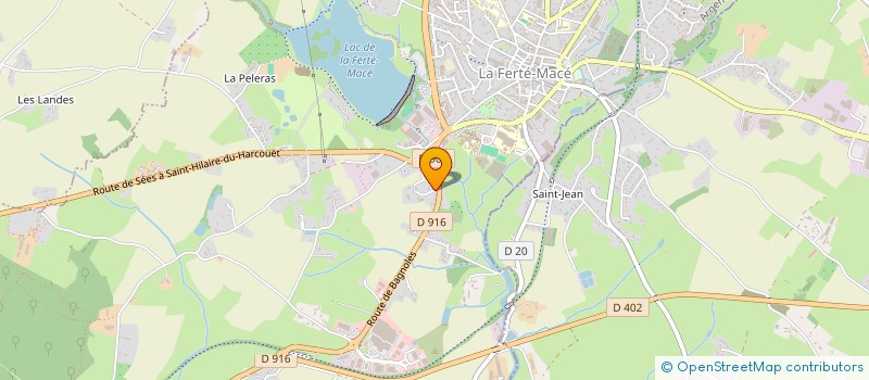 localisation de l'entreprise DISMAG à LA FERTE MACE