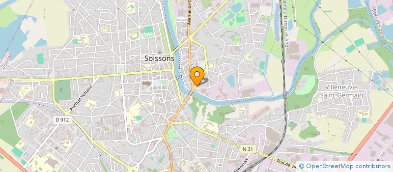localisation de l'entreprise DISMATHERM à SOISSONS