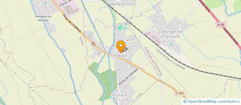 localisation de l'entreprise DISMATS 21 SARL à LONGEAULT-PLUVAULT
