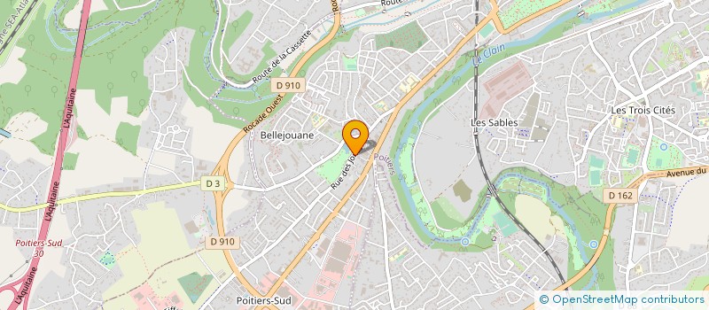 localisation de l'entreprise DISMEN à POITIERS