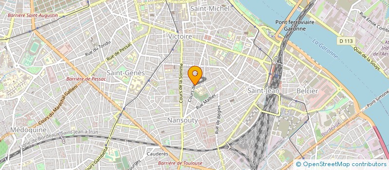 localisation de l'entreprise DISMG à BORDEAUX