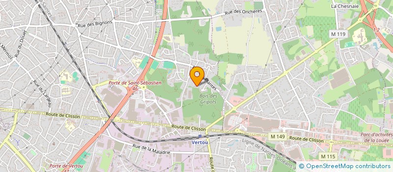 localisation de l'entreprise DISNI à SAINT-SEBASTIEN-SUR-LOIRE