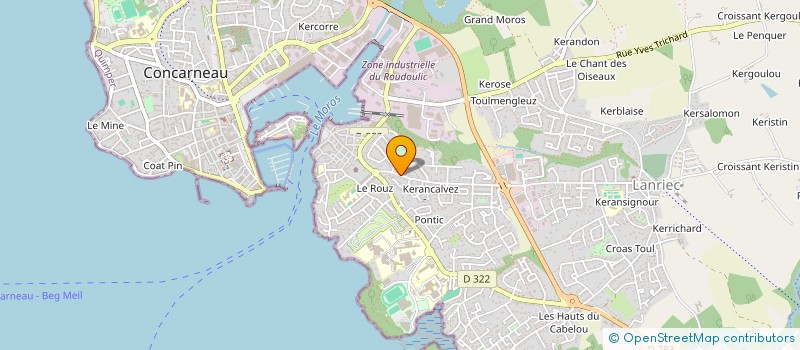 localisation de l'entreprise DISONS DEMAIN  CONCARNEAU