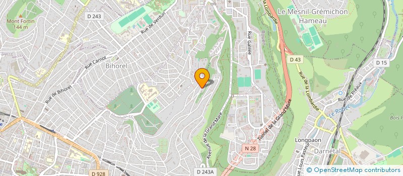 localisation de l'entreprise DISPA-LAUSANNE  ROUEN