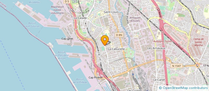 localisation de l'entreprise DISPACK à MARSEILLE
