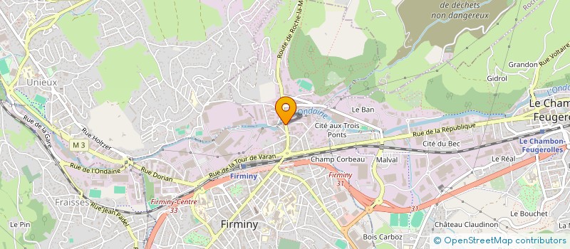 localisation de l'entreprise DISPAUTO  FIRMINY