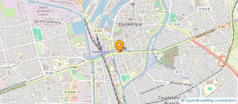 localisation de l'entreprise DISPENSAIRE D HYGIENE SOCIALE à DUNKERQUE