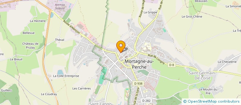 localisation de l'entreprise DISPENSAIRE HYGIENE SOCIALE à MORTAGNE-AU-PERCHE