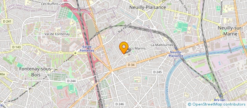 localisation de l'entreprise DISPENSAIRE LUCMAINE         4  LE PERREUX-SUR-MARNE