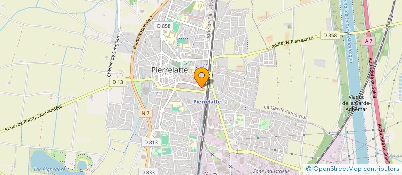 localisation de l'entreprise DISPIERRE à PIERRELATTE