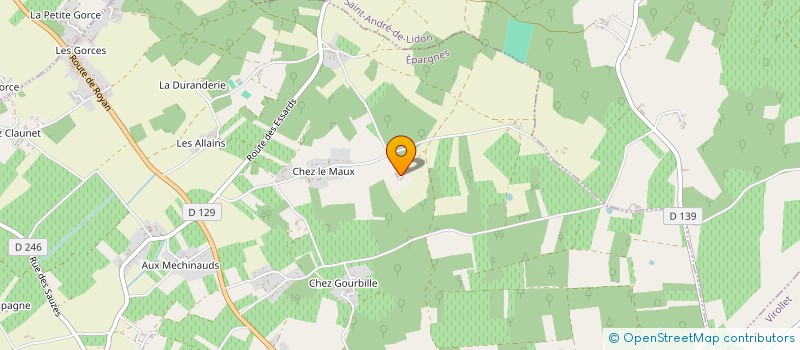 localisation de l'entreprise DISPO à EPARGNES