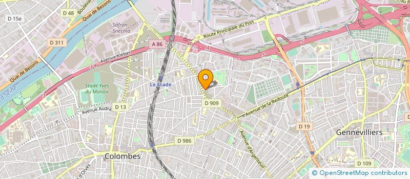 localisation de l'entreprise DISPO BAT  COLOMBES