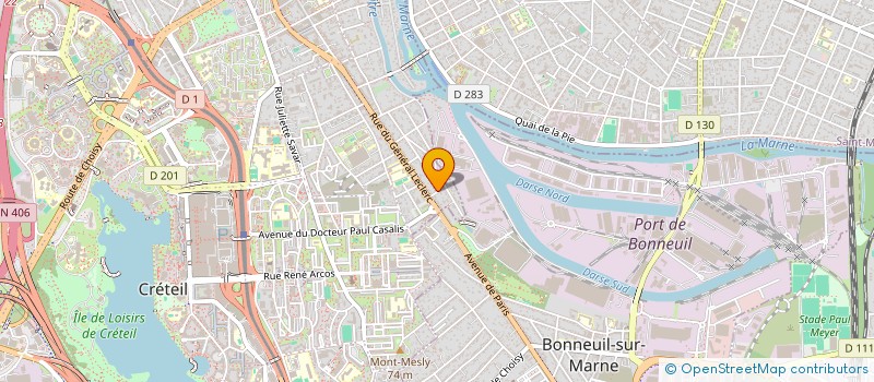 localisation de l'entreprise DISPO PLUS SAS  CRETEIL