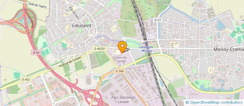 localisation de l'entreprise DISPOSITIF D'ANIMATION DES BUREAUX DES ETUDIANTS  LIEUSAINT