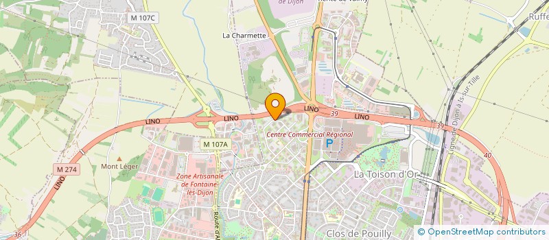 localisation de l'entreprise DISPOSITIF D'APPUI A LA COORDINATION 21 à DIJON