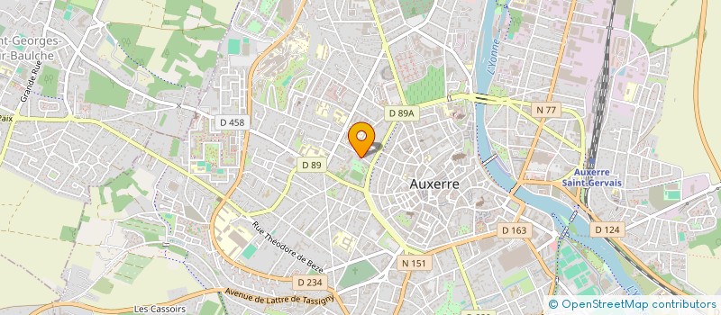 localisation de l'entreprise DISPOSITIF D'APPUI A LA COORDINATION DE L'YONNE à AUXERRE