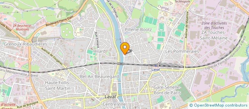 localisation de l'entreprise DISPOSITIF D'APPUI A LA COORDINATION DE LA MAYENNE à LAVAL