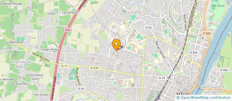 localisation de l'entreprise DISPOSITIF D'APPUI A LA COORDINATION DE SAONE-ET-LOIRE à CHARNAY-LES-MACON