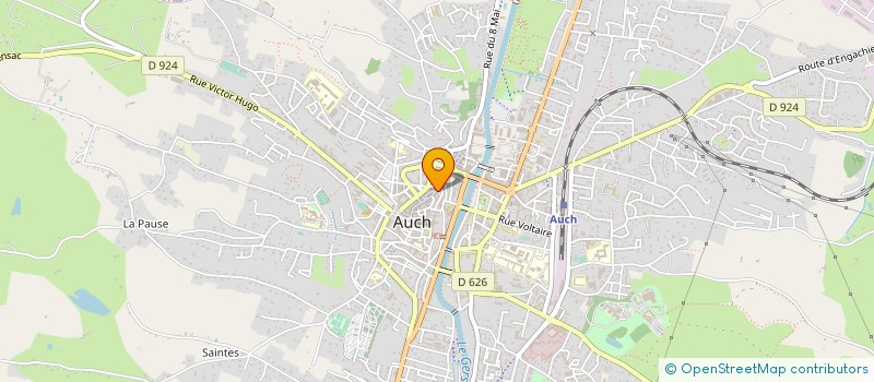 localisation de l'entreprise DISPOSITIF D'APPUI A LA COORDINATION DU GERS à AUCH