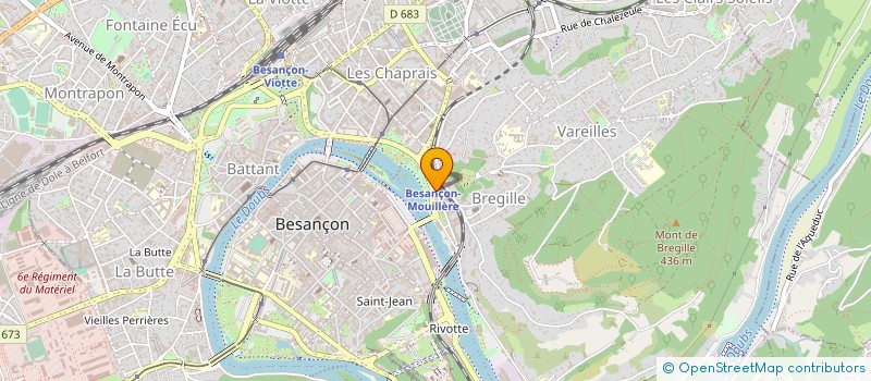 localisation de l'entreprise DISPOSITIF D'APPUI A LA COORDINATION FRANCHE COMTE à BESANCON