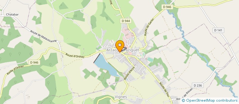 localisation de l'entreprise DISPOSITIF PROGRES  ARZACQ-ARRAZIGUET