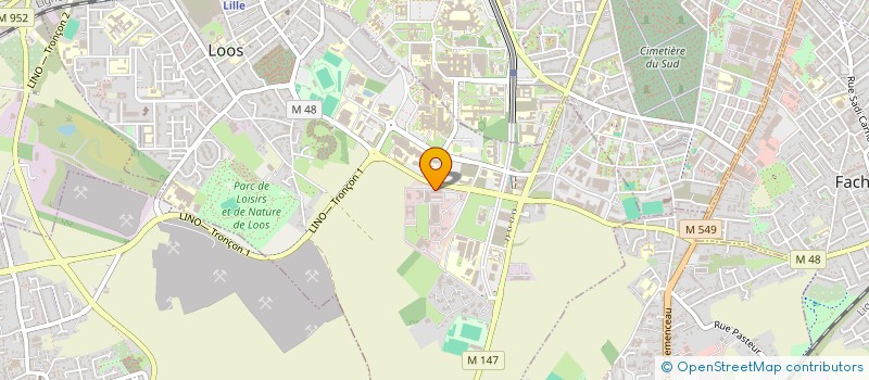 localisation de l'entreprise DISPOSITIF REGIONAL D'EVALUATION ET DE PREVENTION  LOOS