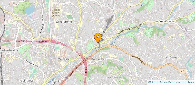localisation de l'entreprise DISPOSITIF RESSOURCES EMPLOI AUTISME MUTUALISE 13 à MARSEILLE