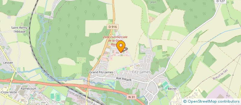 localisation de l'entreprise DISPRO FITZ  FITZ-JAMES