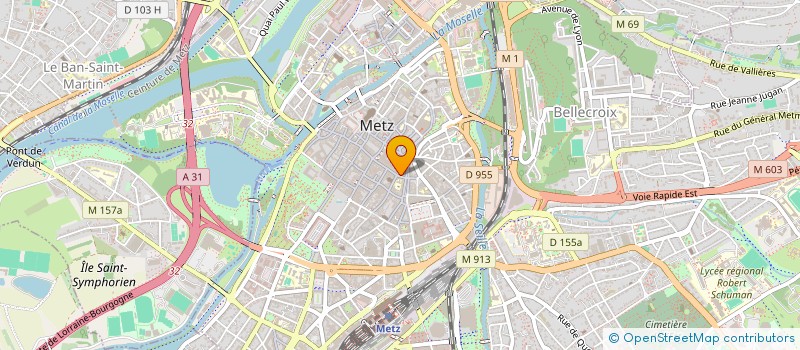 localisation de l'entreprise DISPROMATEC à METZ