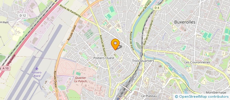 localisation de l'entreprise DISPROMER à POITIERS