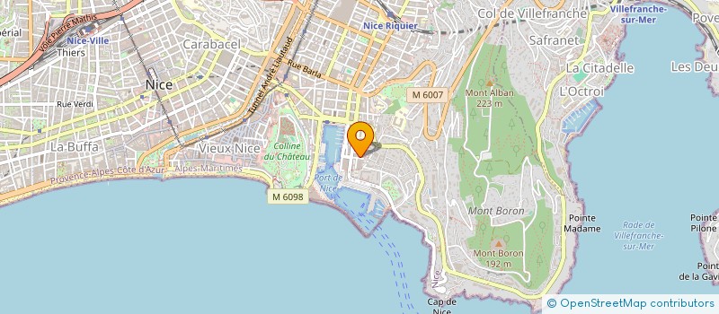 localisation de l'entreprise DISPROPUB à NICE