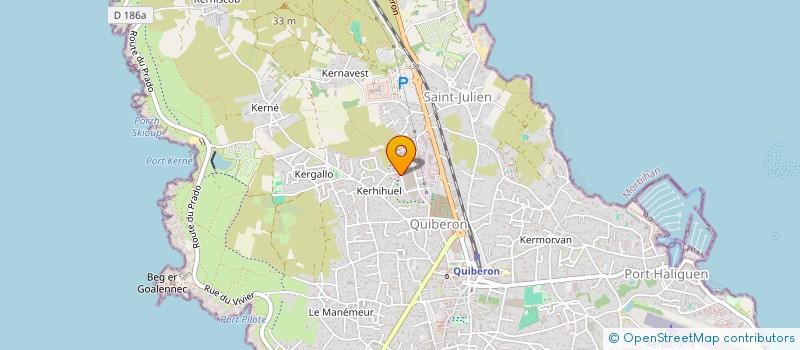 localisation de l'entreprise DISPROREG SA à QUIBERON