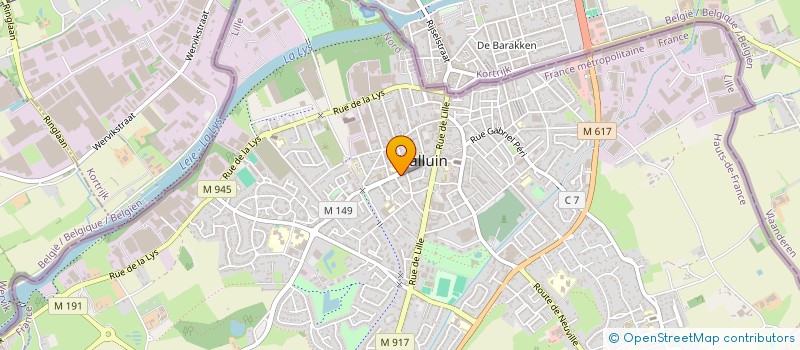 localisation de l'entreprise DISQUENGROS à HALLUIN