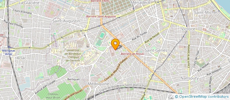 localisation de l'entreprise DISQUES DE LA SPIRALE  BORDEAUX