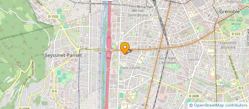 localisation de l'entreprise DISQUES POUR TOUS  GRENOBLE