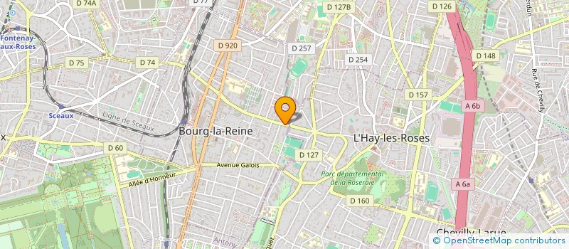 localisation de l'entreprise DISREINE à BOURG-LA-REINE