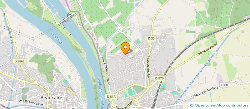 localisation de l'entreprise DISS  TARASCON