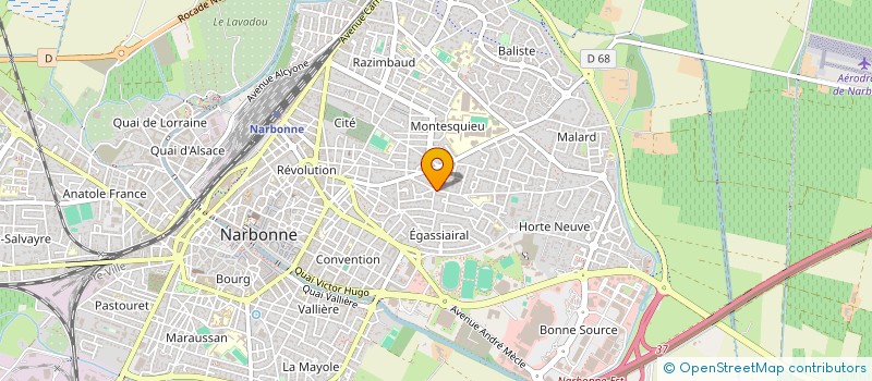 localisation de l'entreprise DISS'CRET à NARBONNE