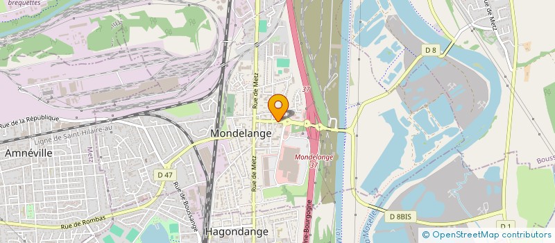 localisation de l'entreprise DISS'DRIVE à MONDELANGE