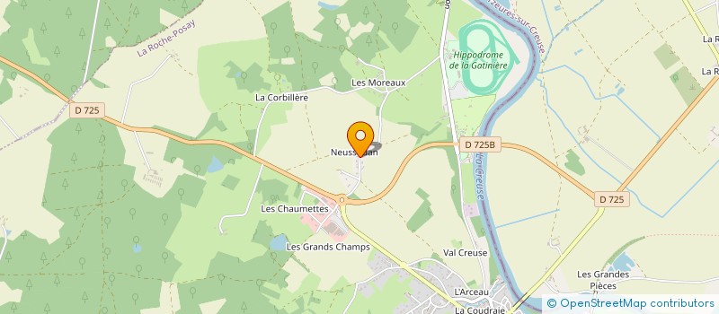 localisation de l'entreprise DISSAIS EVAN  LA ROCHE-POSAY