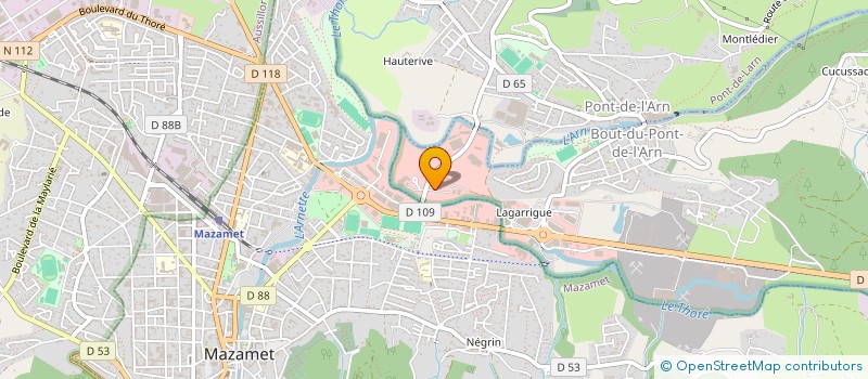 localisation de l'entreprise DISSANE ENERGIE  BOUT-DU-PONT-DE-LARN