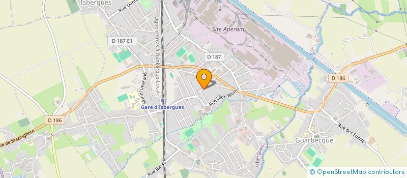 localisation de l'entreprise DISSAUX  ISBERGUES