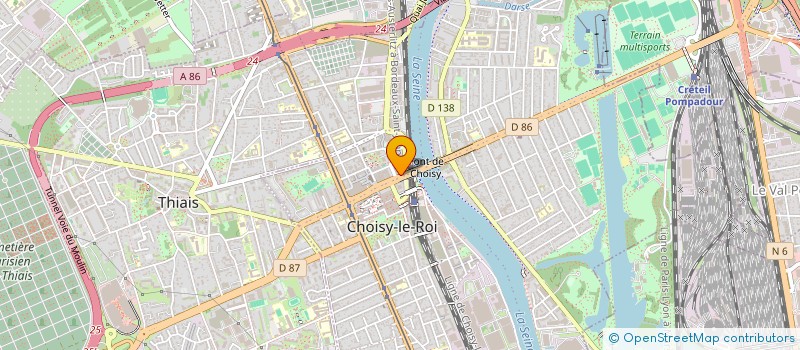 localisation de l'entreprise DISSE à CHOISY-LE-ROI