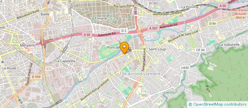 localisation de l'entreprise DISSE (DEVELOPPEMENT, INTEGRATION, SANTE, SOLIDARITE, EGALITE) à MARSEILLE