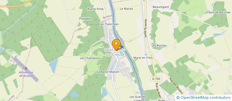 localisation de l'entreprise DISSELEC SARL  SAINT-REMY-SUR-CREUSE