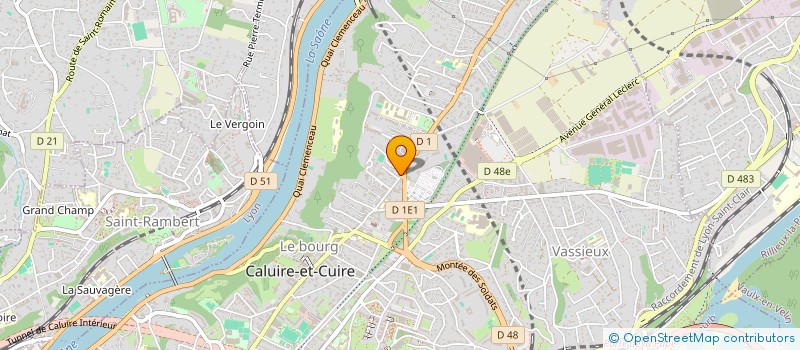 localisation de l'entreprise DISSENSUS à CALUIRE-ET-CUIRE