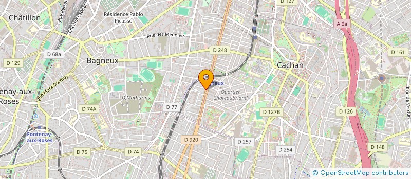 localisation de l'entreprise DISSENTE à BAGNEUX