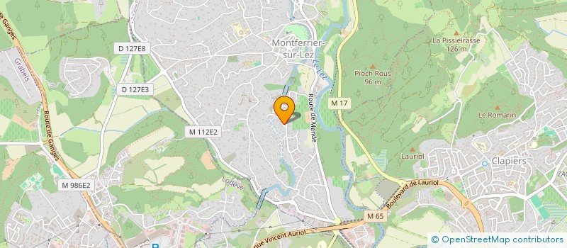 localisation de l'entreprise DISSERBO 1  MONTFERRIER-SUR-LEZ